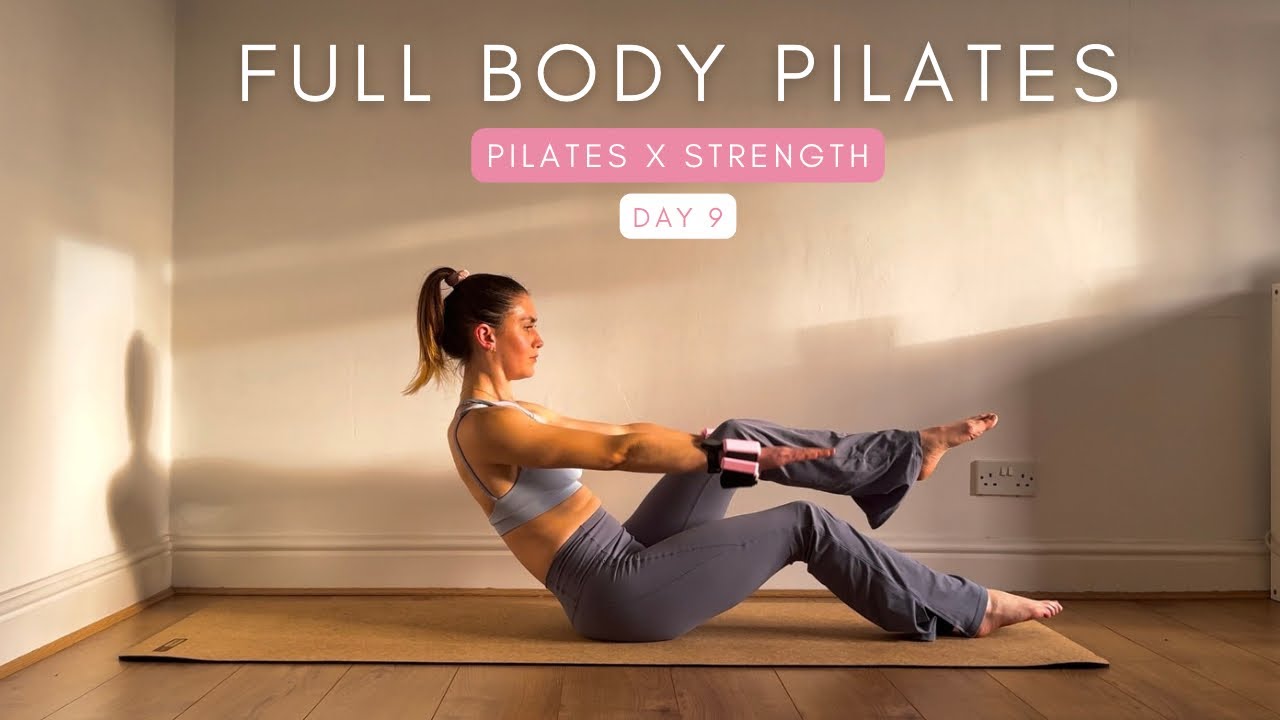 20 MIN FULL BODY PILATES | Pilates x Strength Workout 9 | at-home Pilates with weights