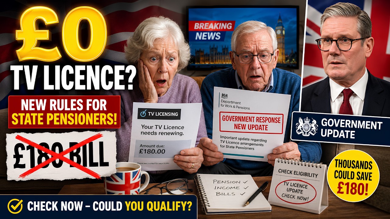 Free TV Licence Update for State Pensioners as Government Issues New Response