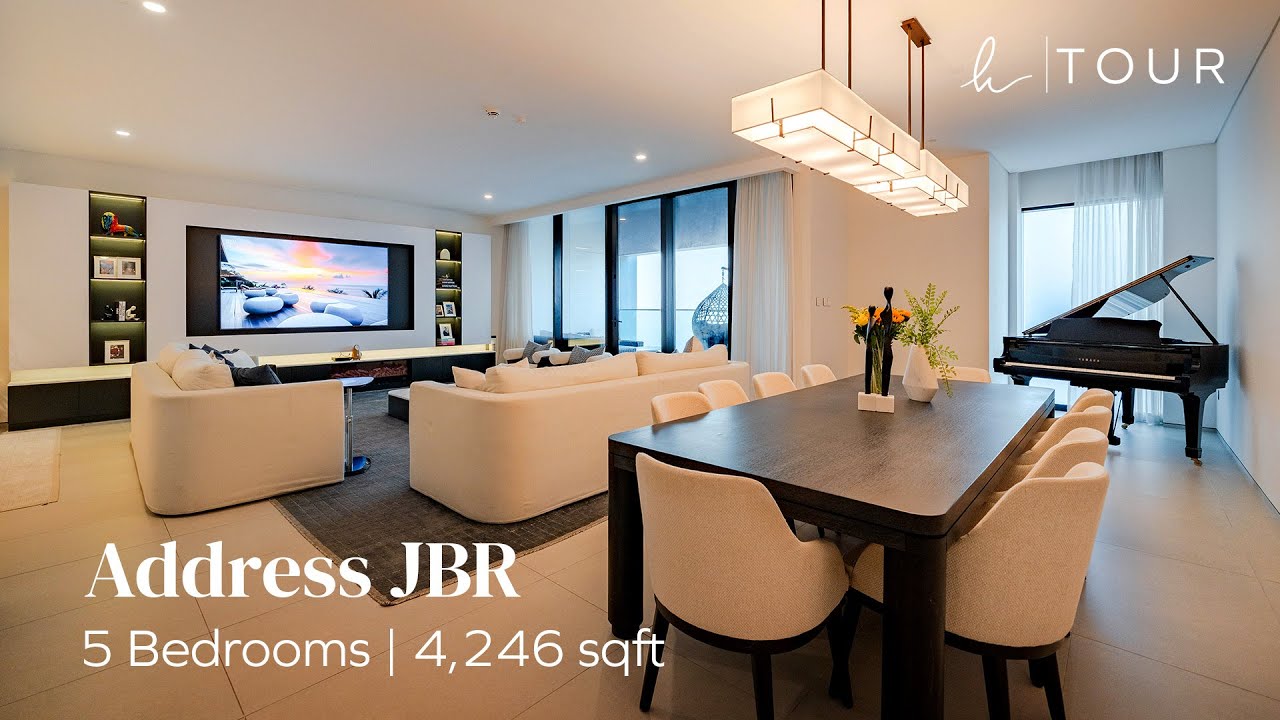 Luxurious 5-Bed Penthouse at JBR, Dubai