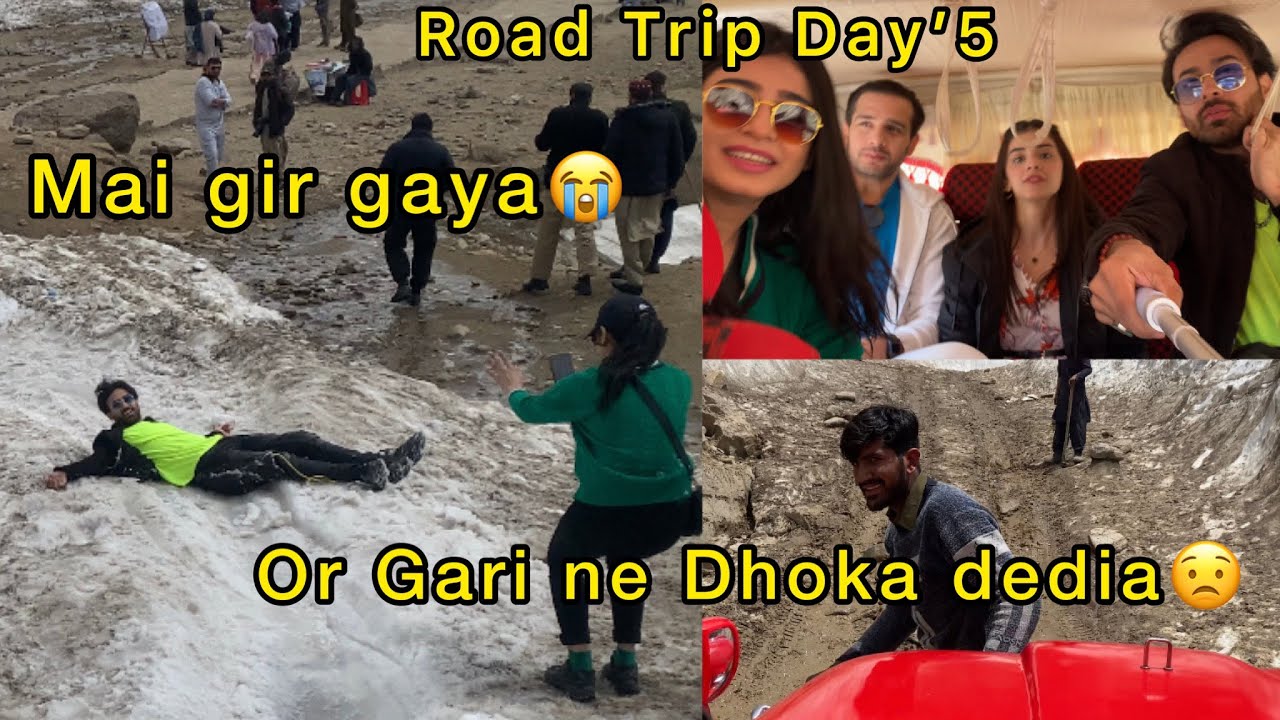 Road Trip Day’5 | Mai gir gaya 😭 | Aur Gari ne Dhoka dedia | HamzaShykh