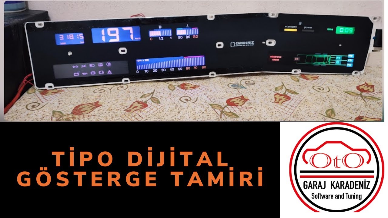 TEMPRA - TİPO DİJİTAL GÖSTERGE TAMİRİ - TİPO DEVİR GÖSTERGESİ ARIZASI