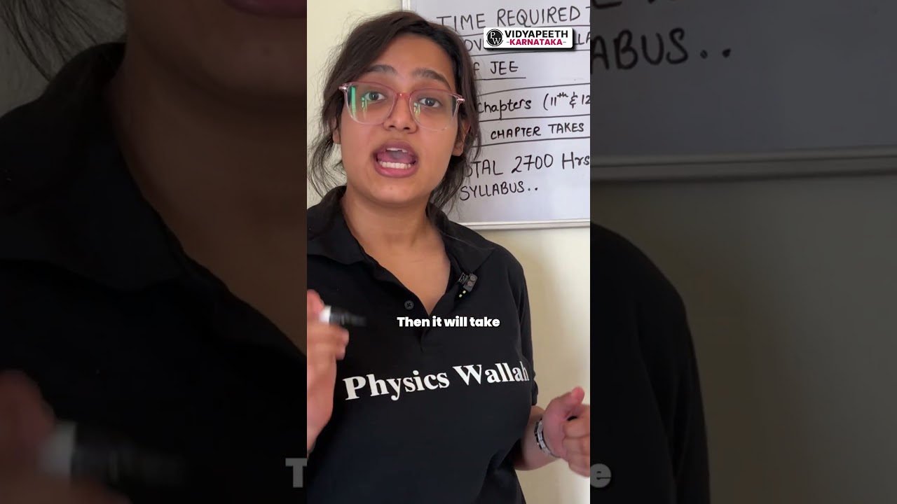 In How Many Hours Can You Cover the Entire IIT JEE Syllabus?