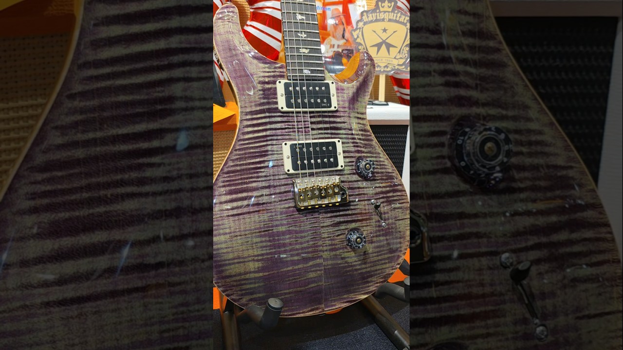 PRS Custom 24 Electric Guitar Aurora Borealis at Davis Guitar Music Centre Singapore