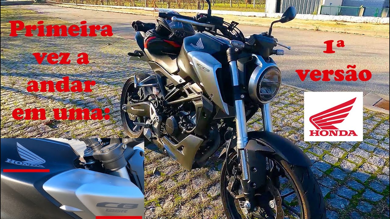 ANDEI NUMA HONDA CB125r PELA PRIMEIRA VEZ!!