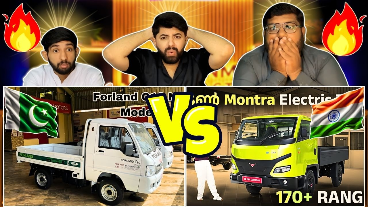 Reaction On Next Gen Electric Pickup Trucks India Vs Pakistan | ट्रक | Pakistani Reaction🔥