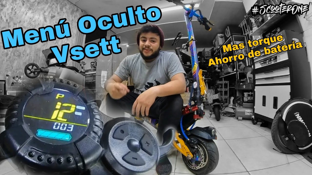 Configuración Display Vsett 🔥 Torque, Freno y Ahorro de Batería
