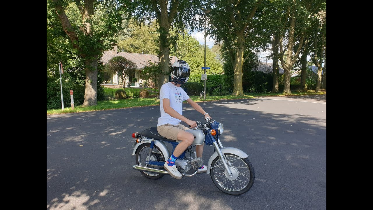 Een ritje op de Honda CD50s Benly 1996
