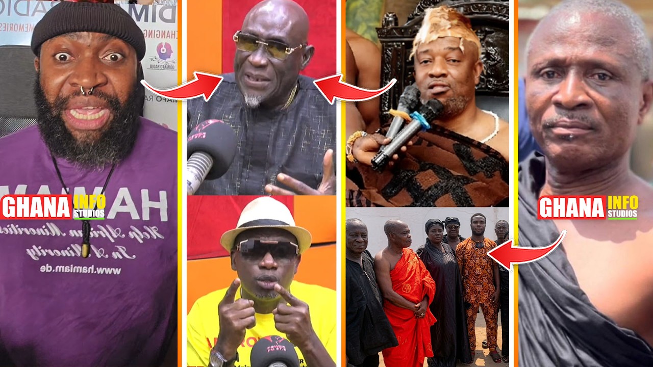 HE IS NOT A CHIEF! BJ Exposes Fake Ga Chief for Threatening Tupac & Odo Bronii, Ga Mantse to act now