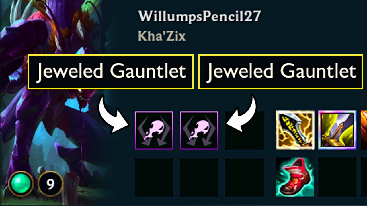 1 SHOT KHA'ZIX! (0.0001% Augment Combo)