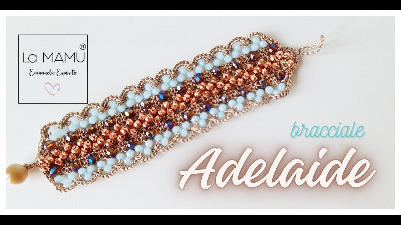 ADELAIDE il bracciale ad uncinetto che riflette luce e bellezza!