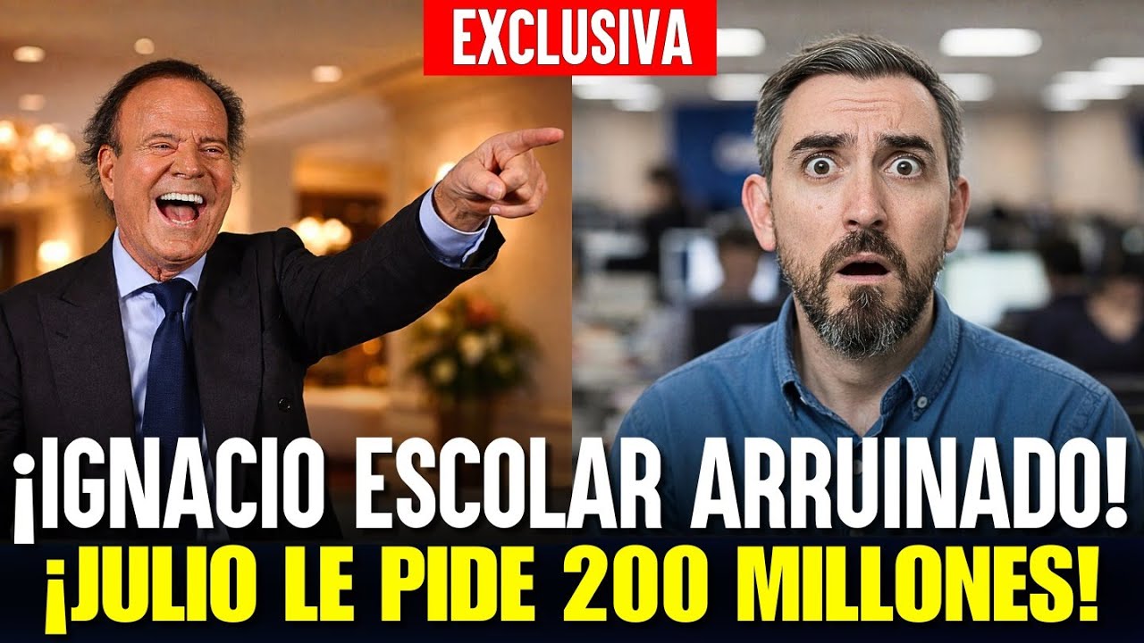 IGNACIO ESCOLAR ARRUINADO: JULIO IGLESIAS PIDE 200 MILLONES Y CIERRA EL DIARIO.ES