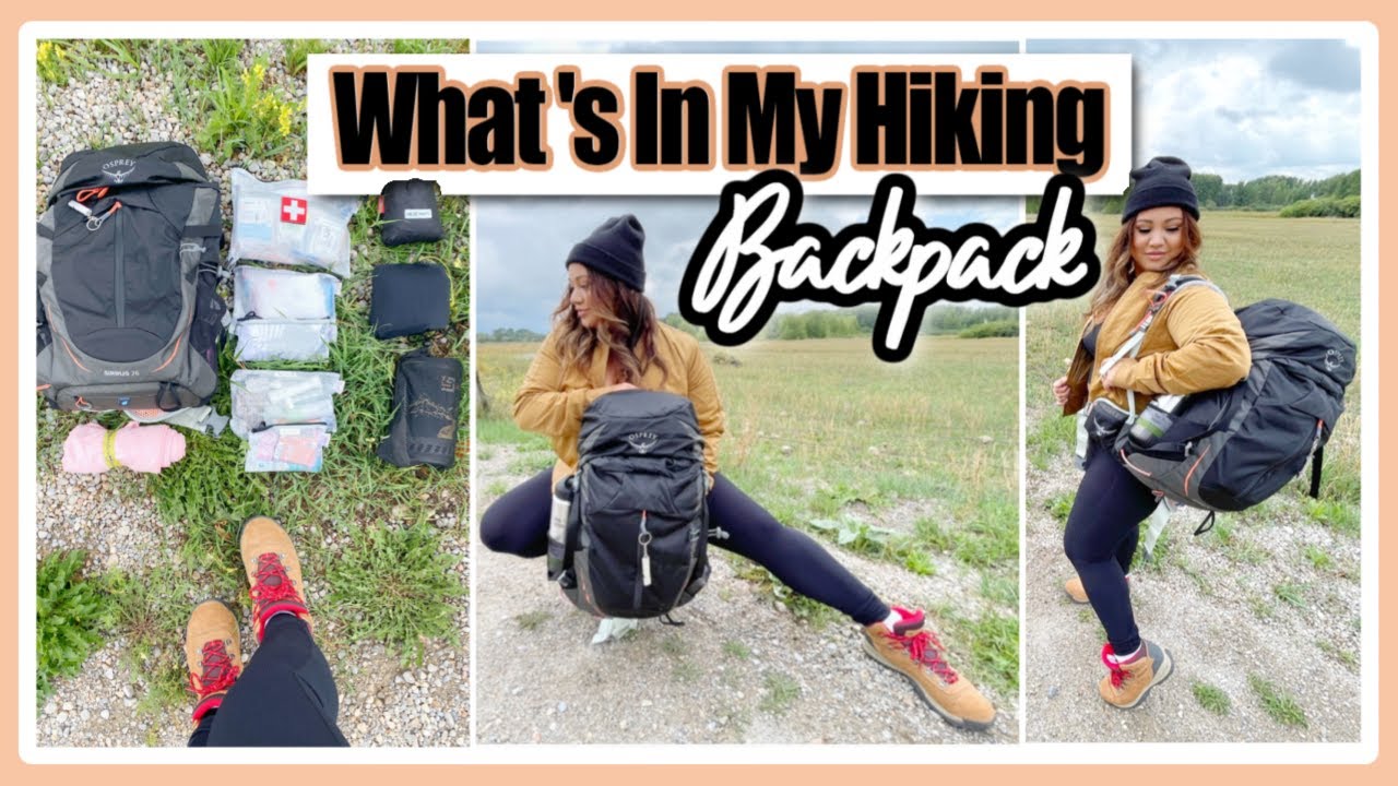 WHAT'S IN MY DAY HIKING BACKPACK GO BAG