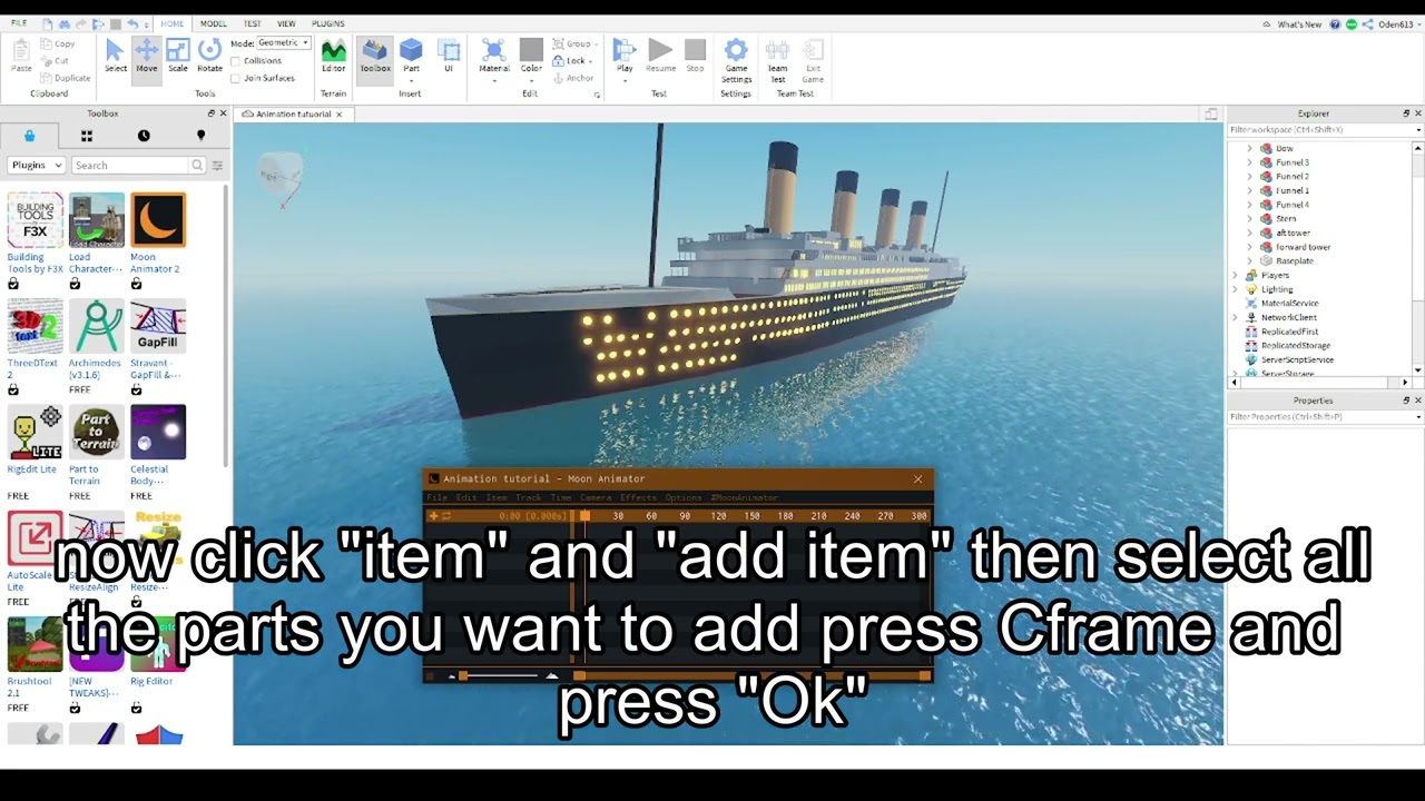 How I make SHIP ANIMATIONS with MOON ANIMATOR