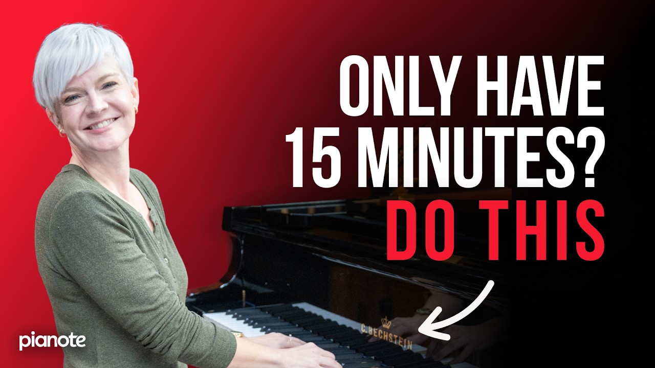 Stop Guessing What To Practice On Piano (Do This Instead)