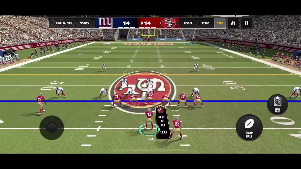 Giants @ 49ers Wk 10 S16
