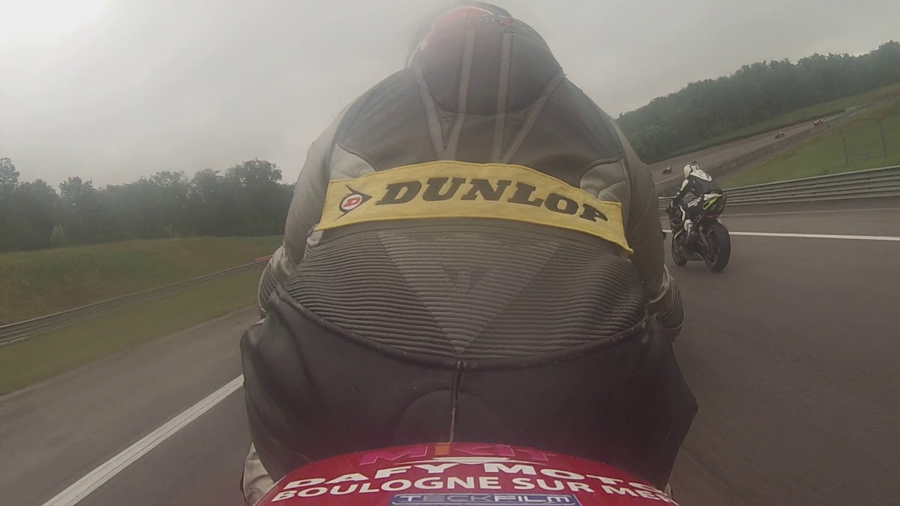 Ultimate cup dijon 2018 pluie 600 supersport course 2 drapeaux rouge