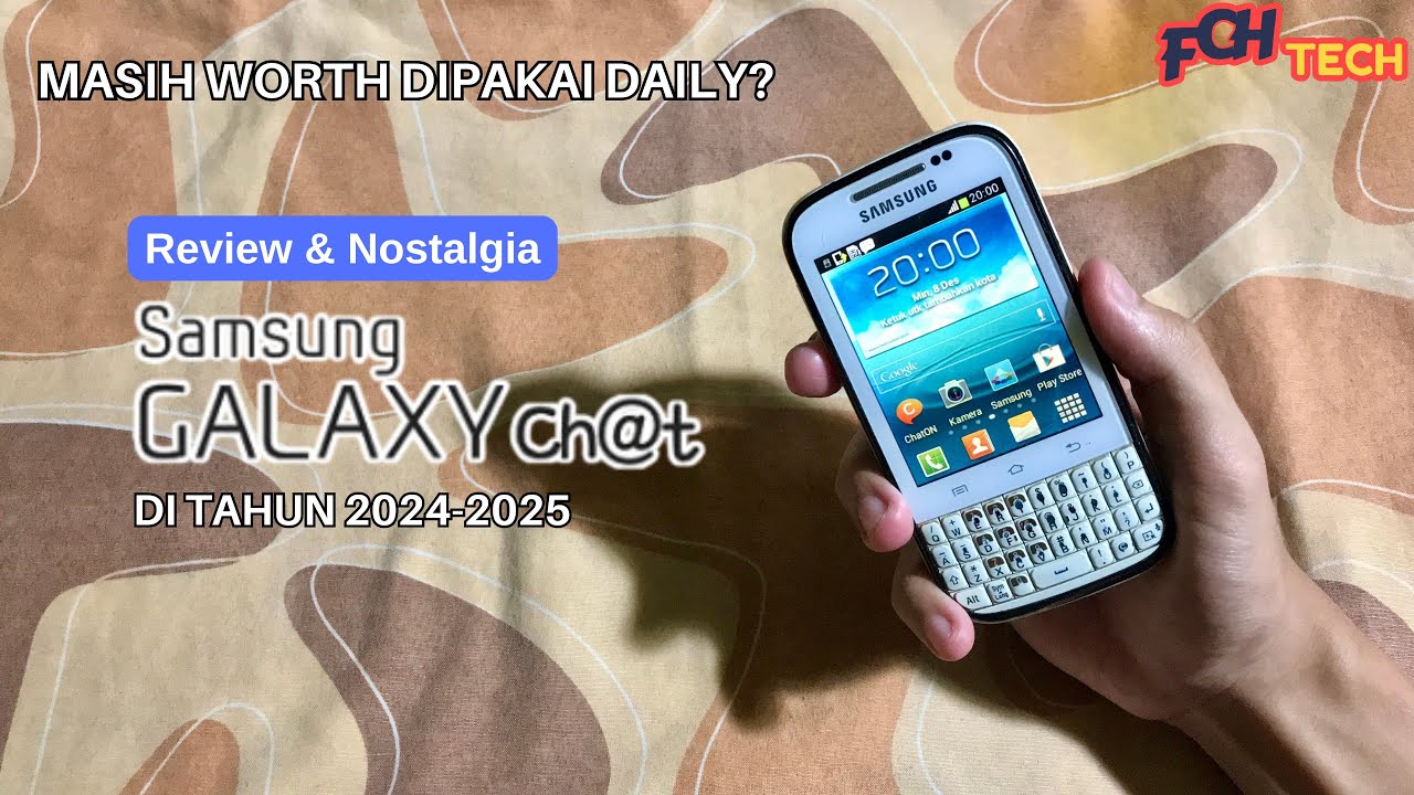 Review Samsung Galaxy Chat di tahun 2024-2025, HP Android dengan keypad QWERTY!