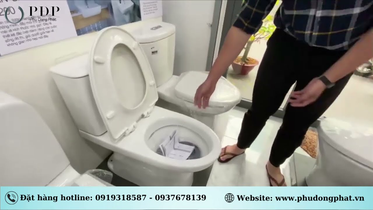 Phú Đông Phát - Review bồn cầu 2 khối Inax C-514VAN - Sản phẩm mới năm 2021
