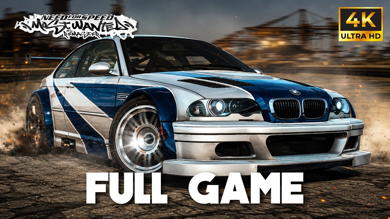 NFS MOST WANTED REMASTERED - Full Gameplay Walkthrough | Plak Ultimate Graphics | 4K 60FPS