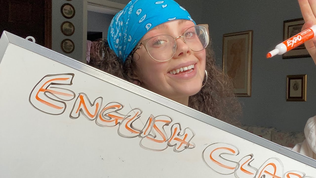 ASMR welcome to english class! (ingilizce sınıfına hoş geldiniz!) (teacher roleplay) (öğretmen rolü)