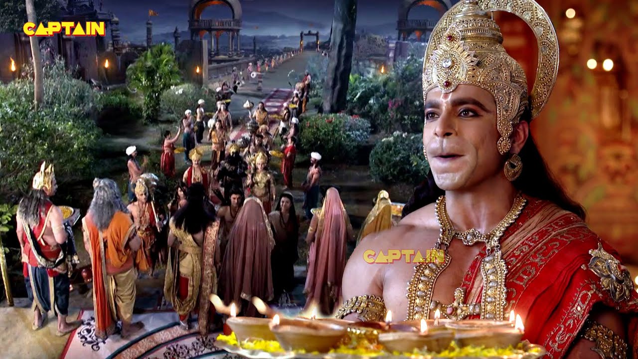 श्री राम जी का हुआ अयोध्या नगरी में स्वागत || संकट मोचन महाबली हनुमान || भाग. 523