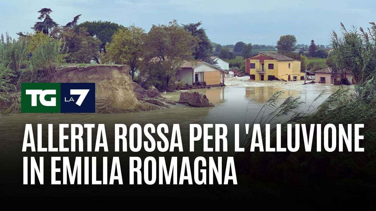Allerta rossa per l'alluvione in Emilia-Romagna
