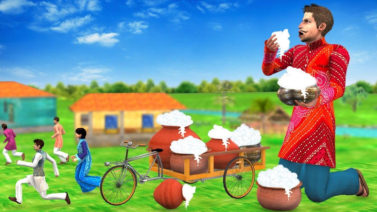 जादुई मक्खन विशाल आदमी Giant Man Magical Butter Comedy Video