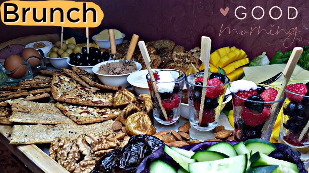 فطور برانش سهل  صحي و متنوع-brunch ideas