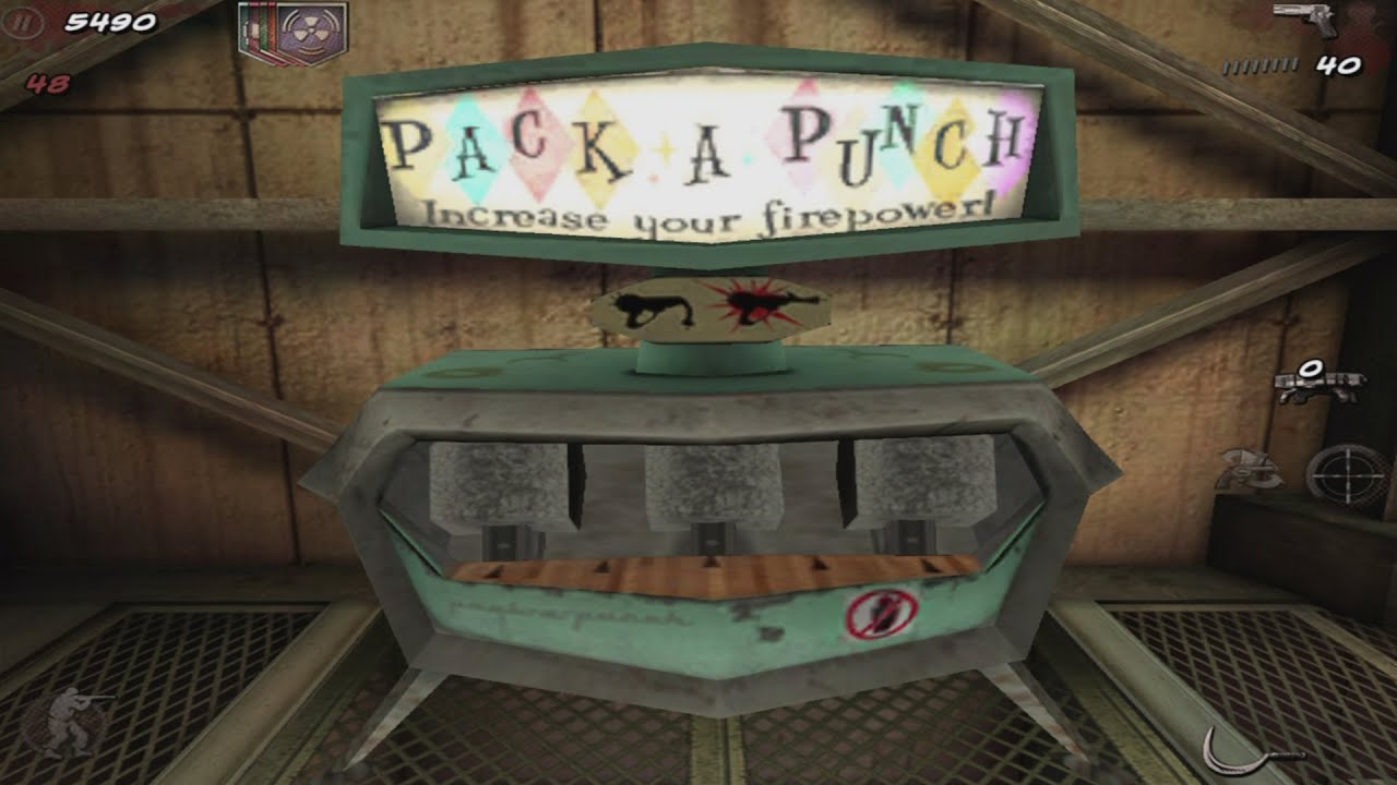 (Мобильный) Black Ops Zombies All Weapons Pack-A-Punched