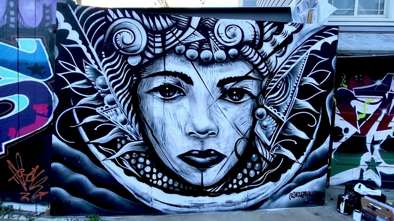 Diosa de la Luna / moon goddesses by Chris Granillo in San Francisco,Ca
