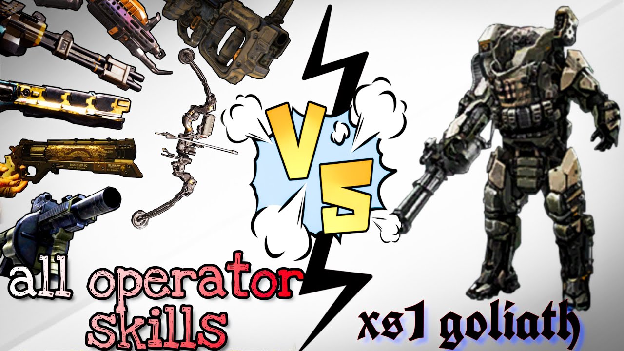 WHAT IF XS1 goliath V/S ALL Operator Skills fight insane result