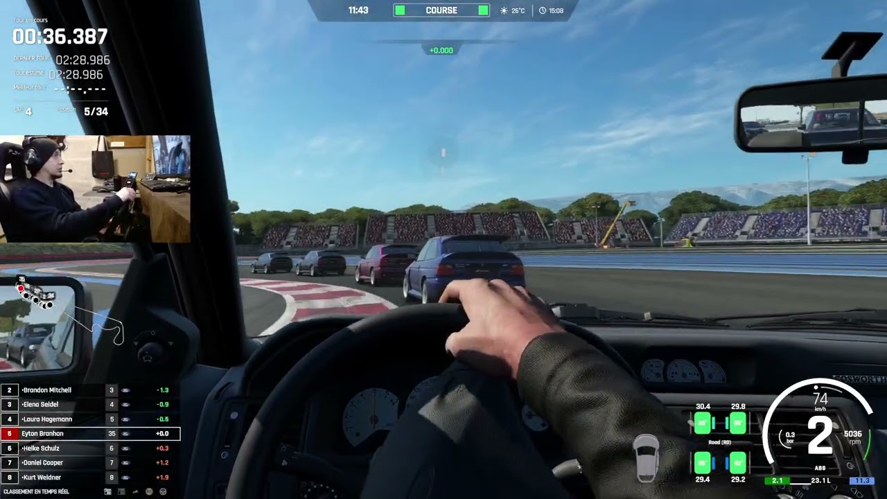 Circuit de Paul Ricard en Ford Escort Cosworth RS - Assetto Corsa EVO