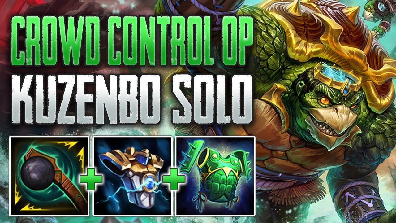 CONSTANT CROWD CONTROL! Kuzenbo Solo Gameplay (SMITE Conquest)