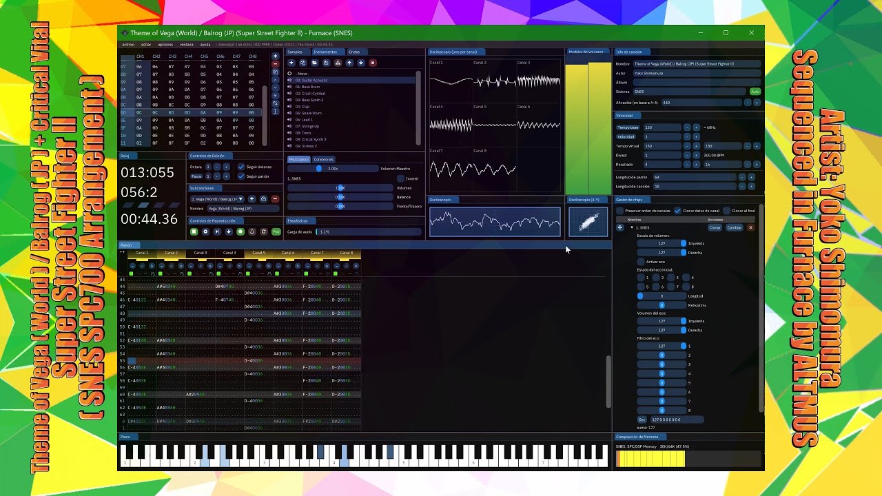 Super Street Fighter 2 - Theme of Vega ( World ) / Balrog ( JP ) - (SNES SPC700 Arrangements)