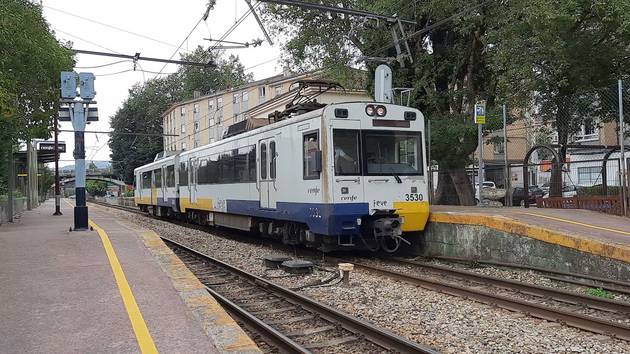 Renfe Feve 3530-6530 realizando un Infiesto Apeadero-Oviedo