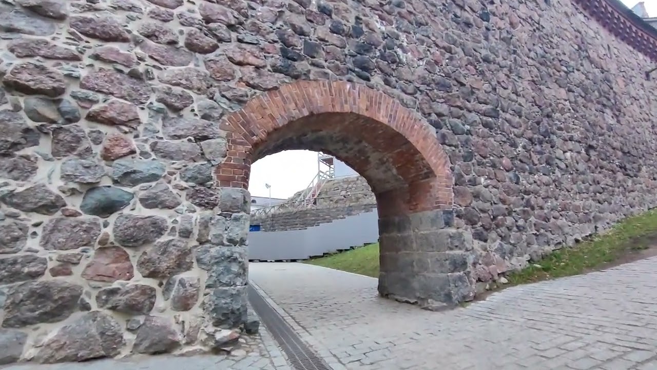 Прогулка Vyborg Castle Viipurin linna Viborgs slott Выборгский замок