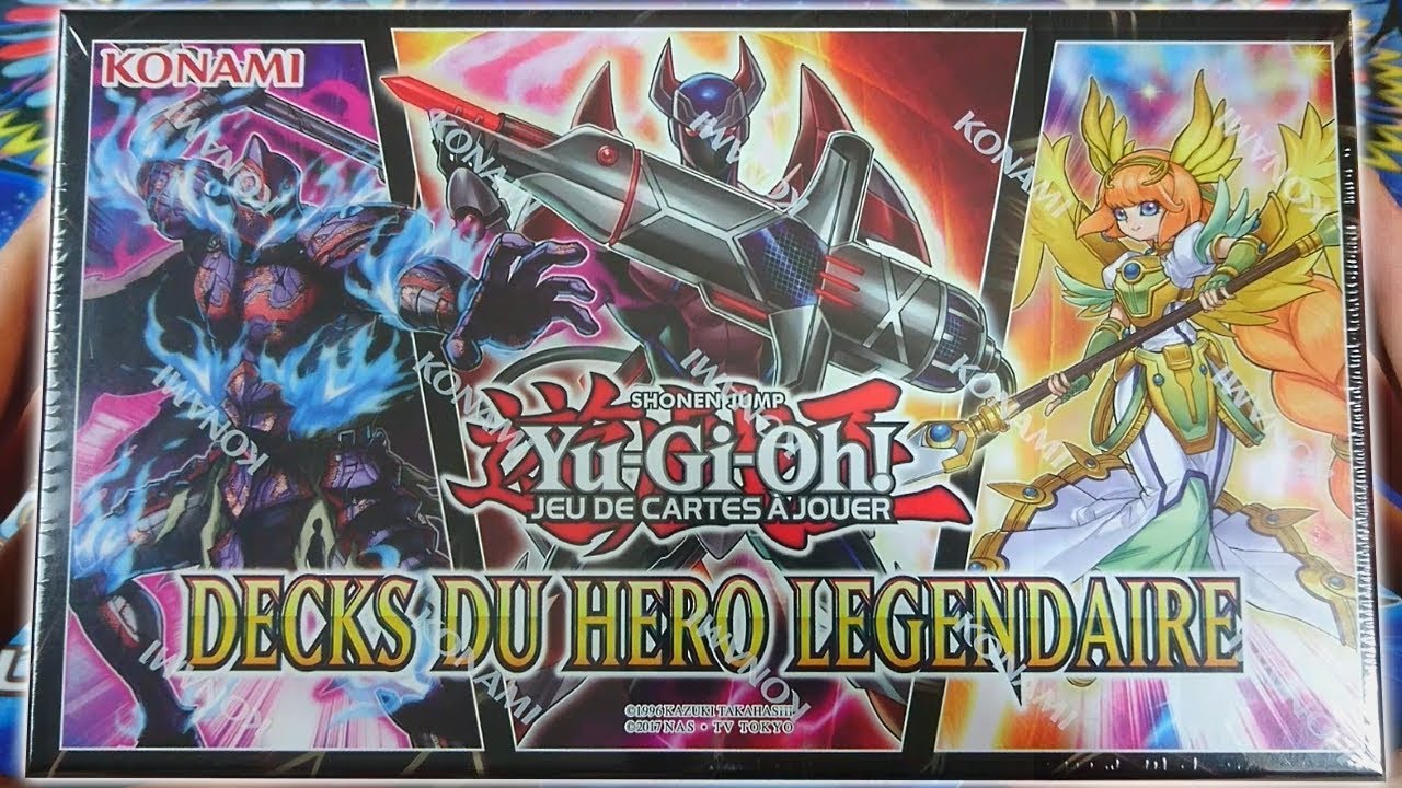 Yu-Gi-Oh! Ouverture Coffret DECKS du Héro Légendaire !! (*HÉROS, Chevaliers Fantômes, Nordique*)