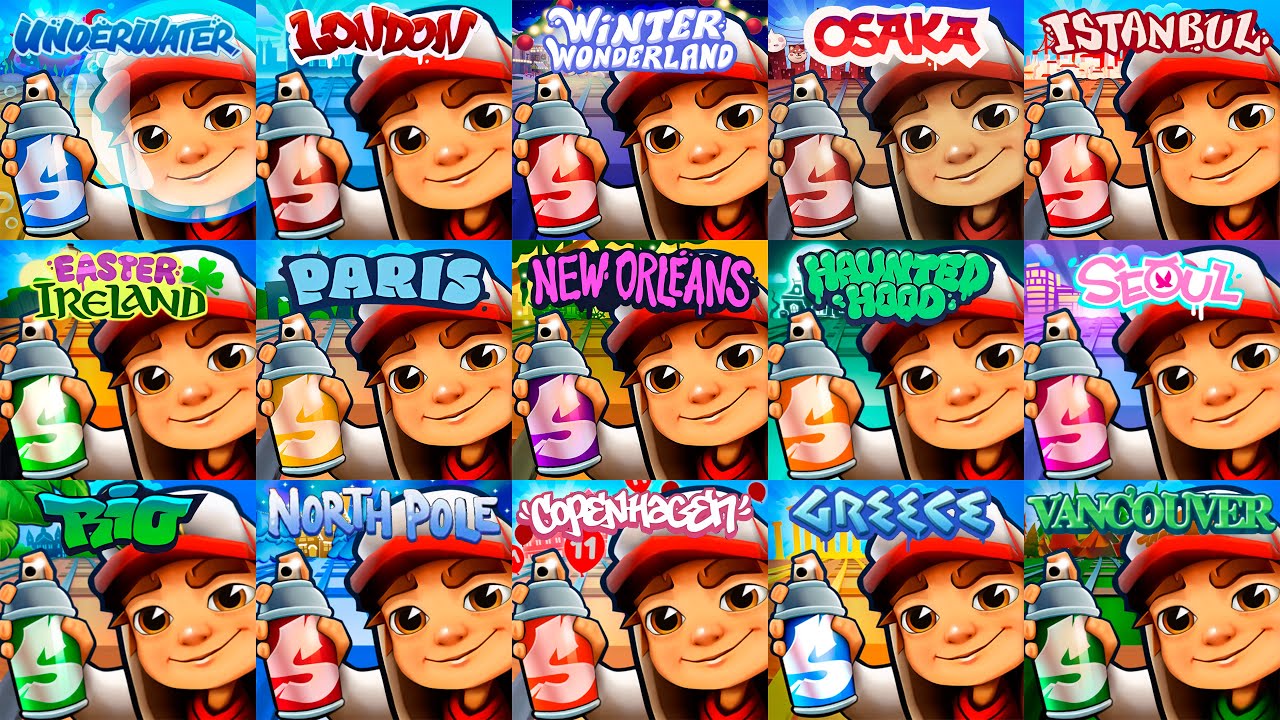 Best Maps in Subway Surfers #subwaysurfers #worldtour