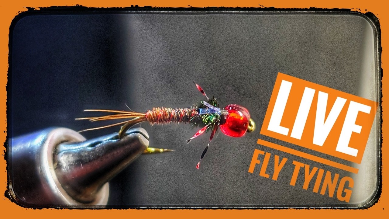 Fly Tying with Nimby! Black Foam Beetle! Techniques and Materials to catch more Trout.