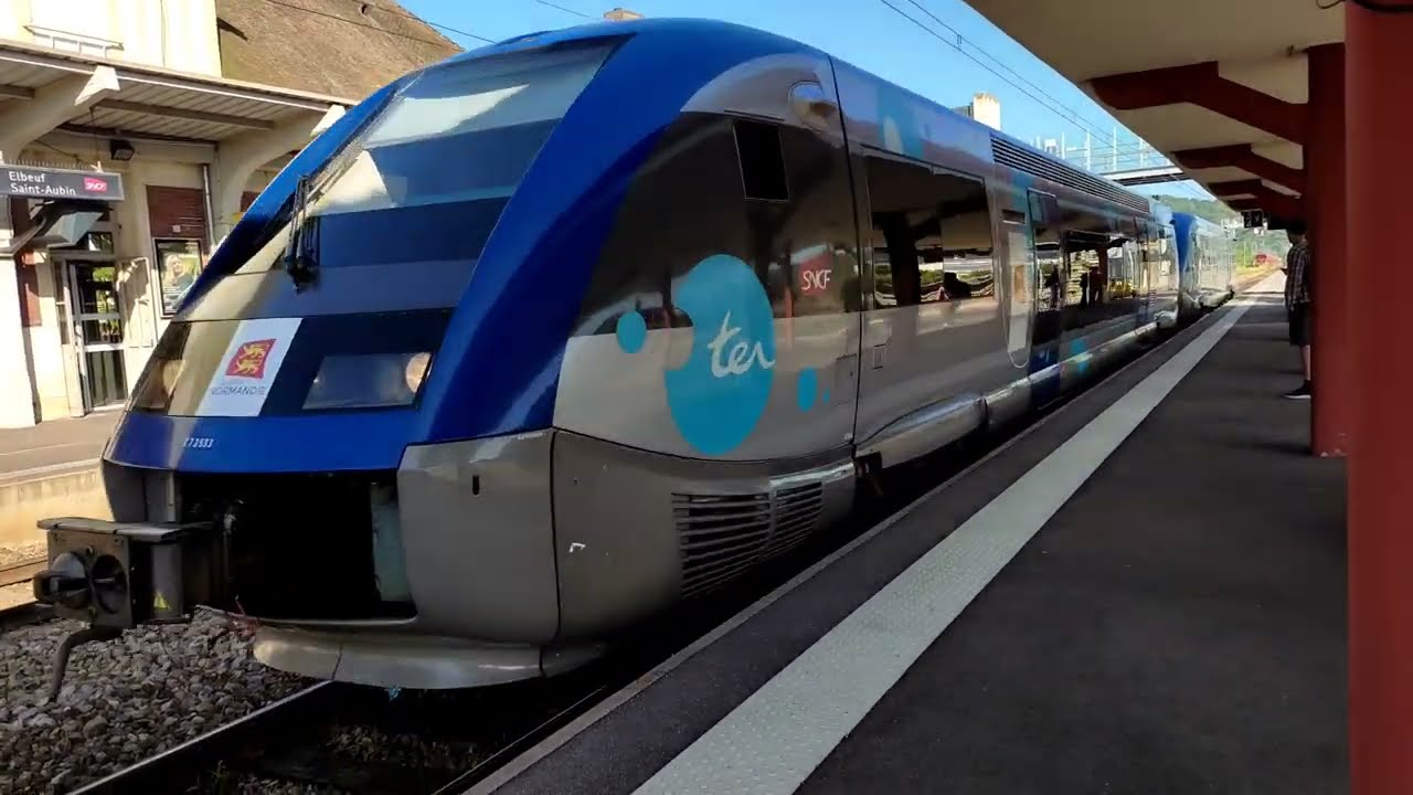 X73500, Z27500 et FRET à la GARE de Elbeuf-St-Aubin