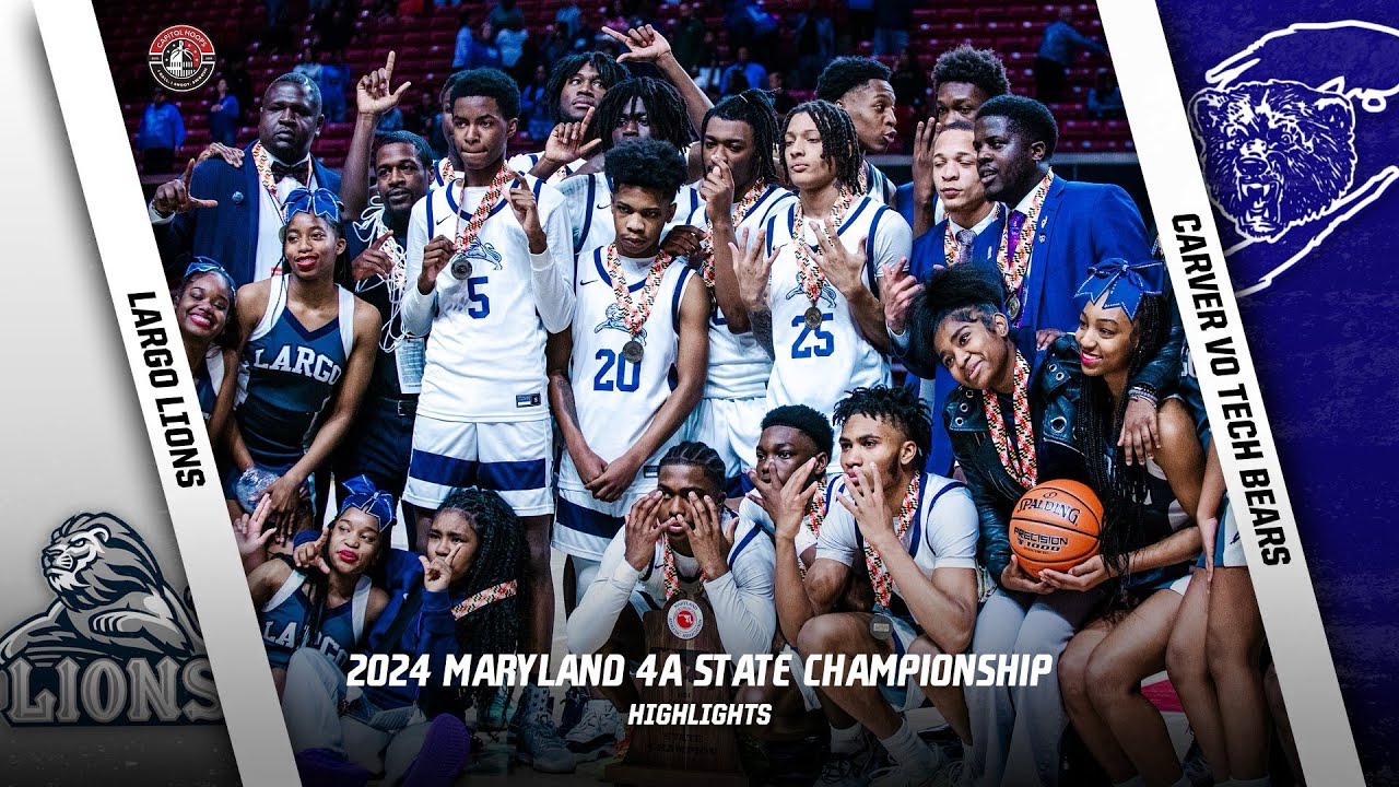 Largo vs Carver Vo-Tech - 2024 Maryland 2A State Championship HIGHLIGHTS