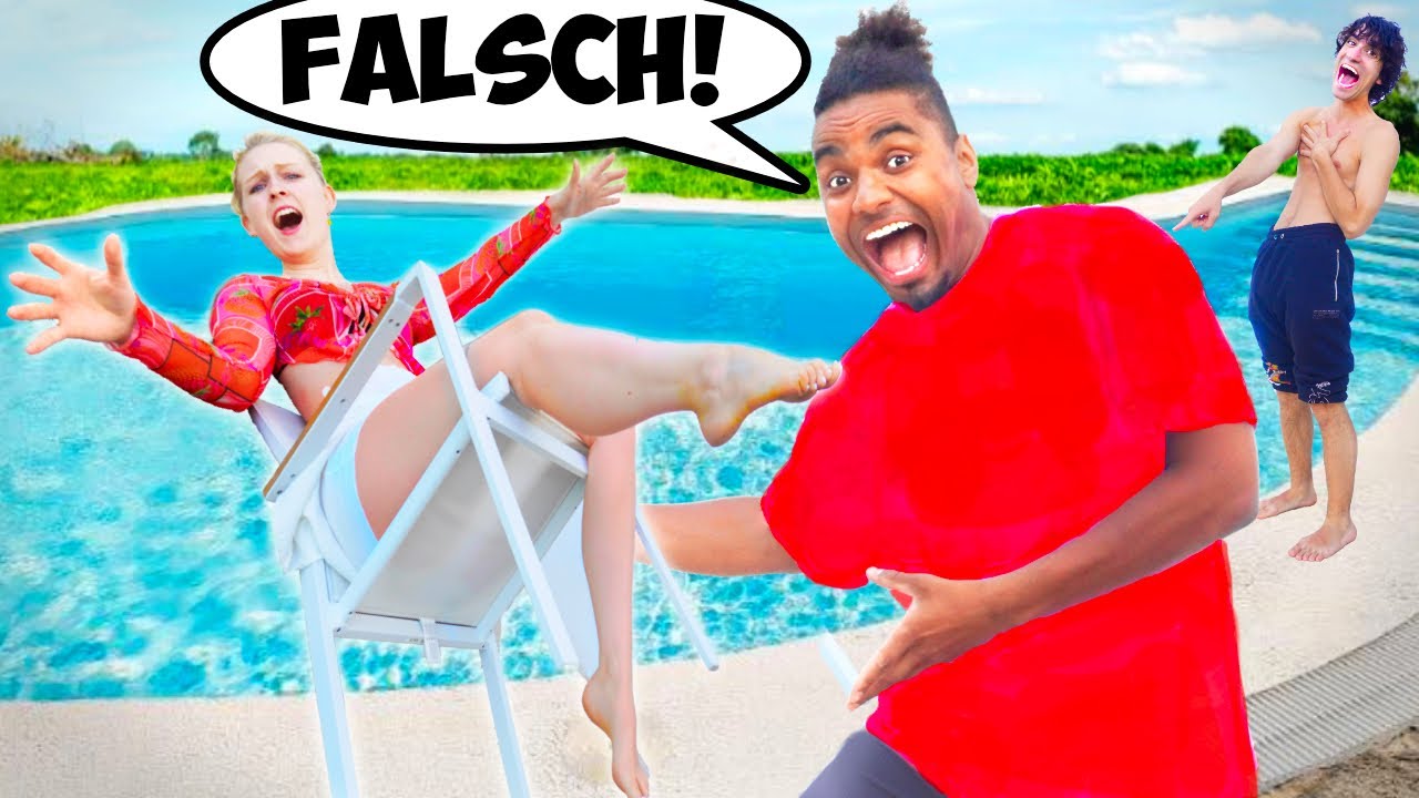 WER KENNT MICH BESSER?! 💦 Pool Edition (ft. @TheresaKirchner & @AlexFreerun)