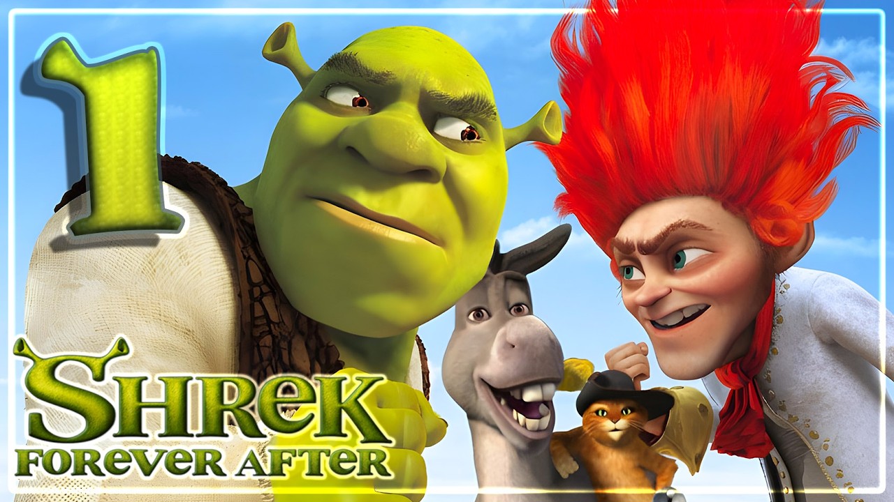 Прохождение игры Shrek Forever After, часть 1 (PS3, X360, Wii, ПК) — Лагерь Огров