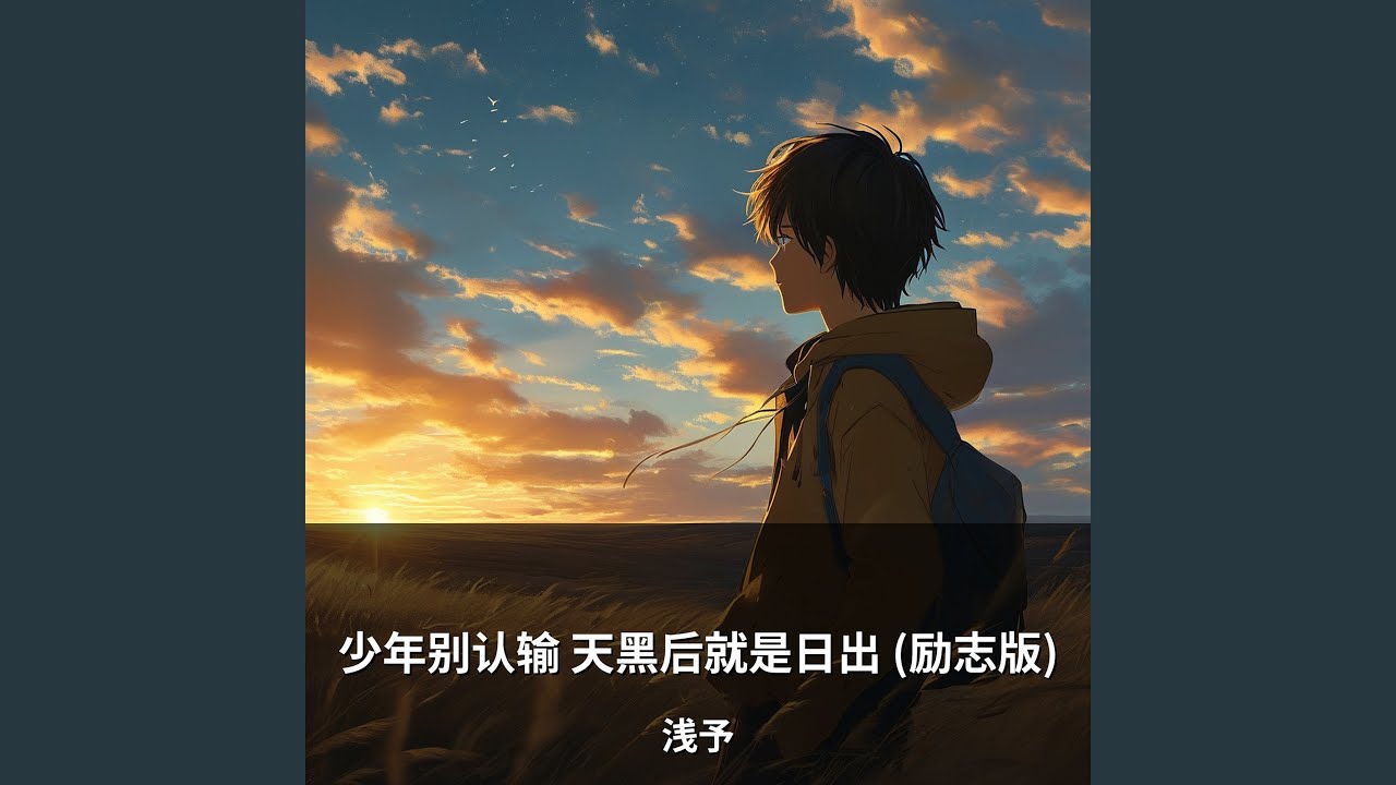 少年别认输 天黑后就是日出 (励志版)