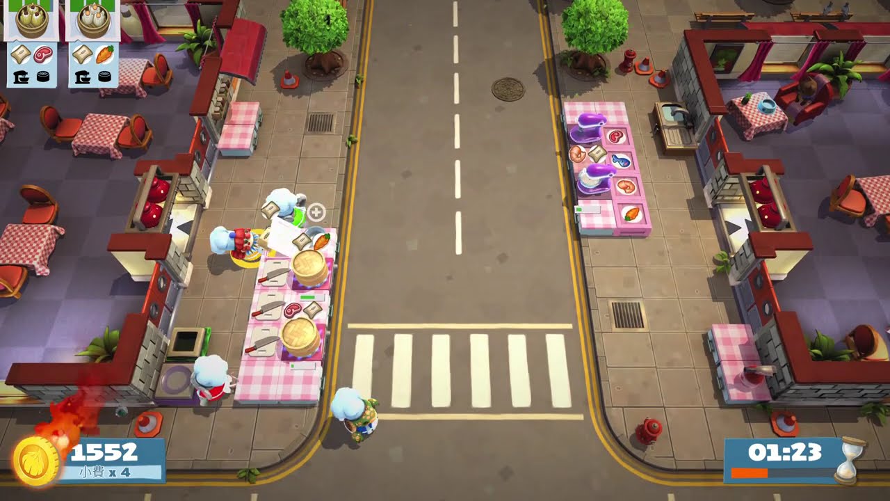 ♡ 2440￤ 4P / Kevin 5 🍣 overcooked! 2 （26orders）