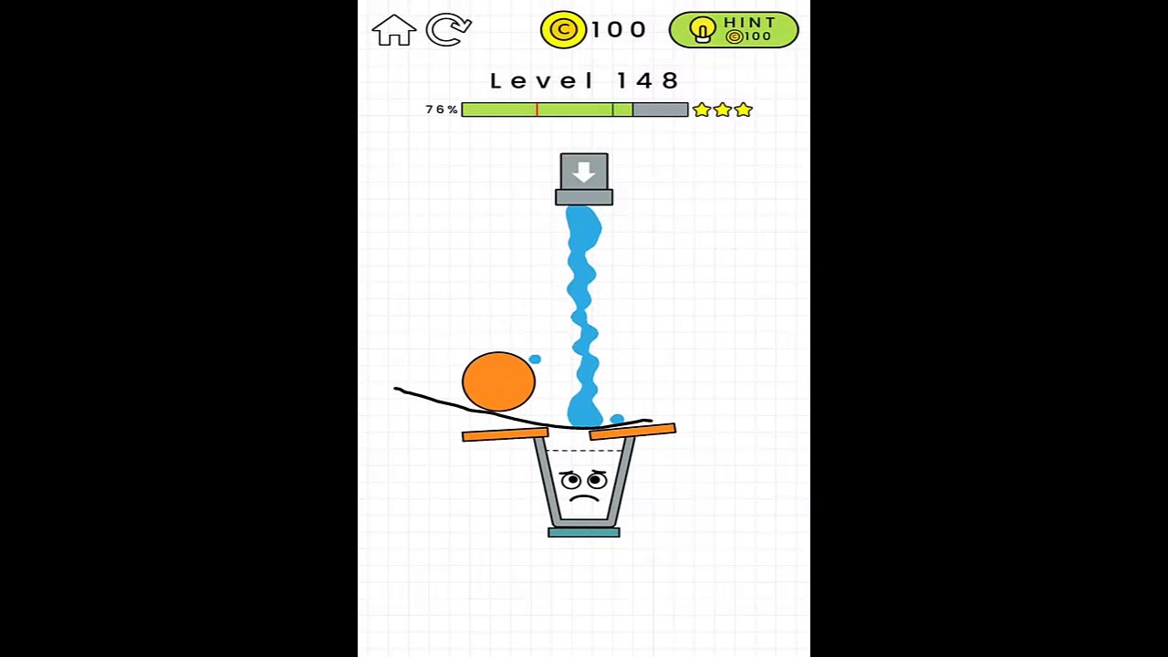 Happy Glass Level 148. 3 Stars Walkthrough