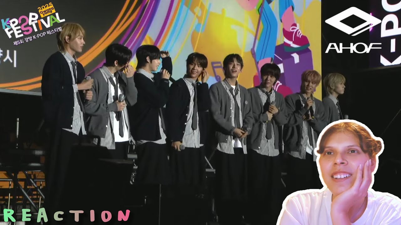 REACTION | AHOF's Performance at the 2025  Gwangyang K-Pop Festival 
