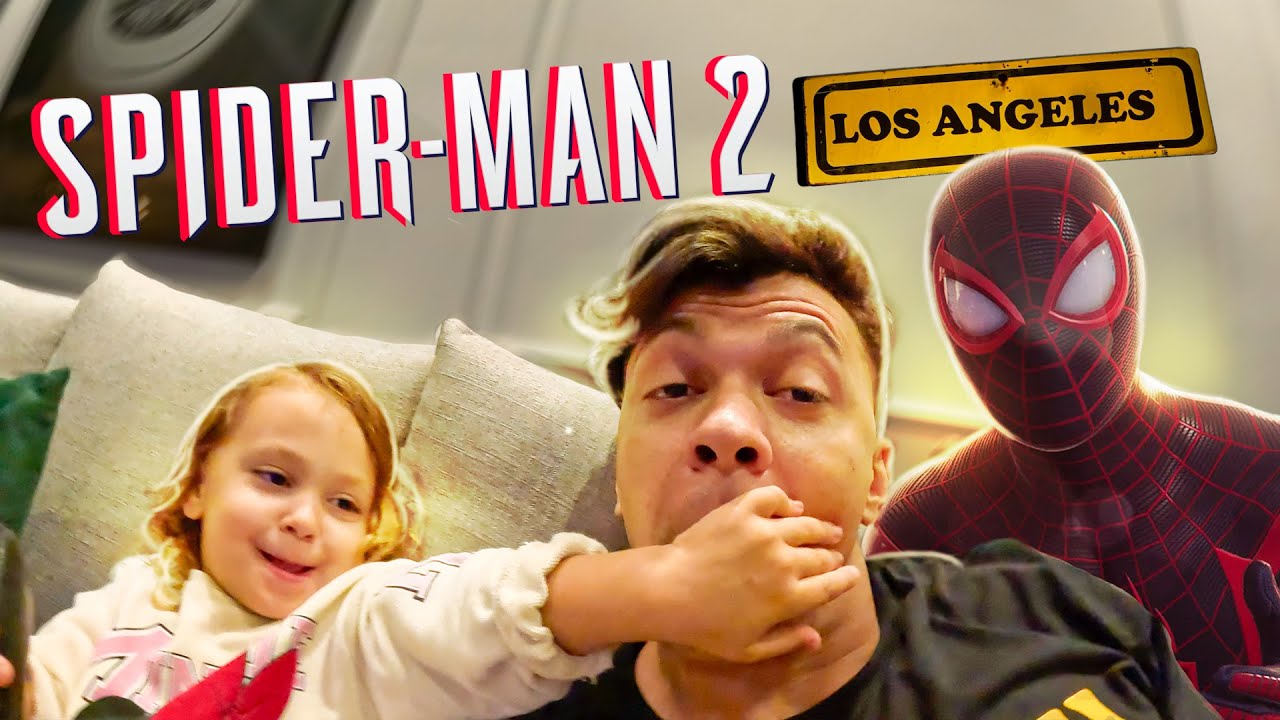BIA GAMER E O SPIDER MAN 2 EM LOS ANGELES! ✈️🕷️