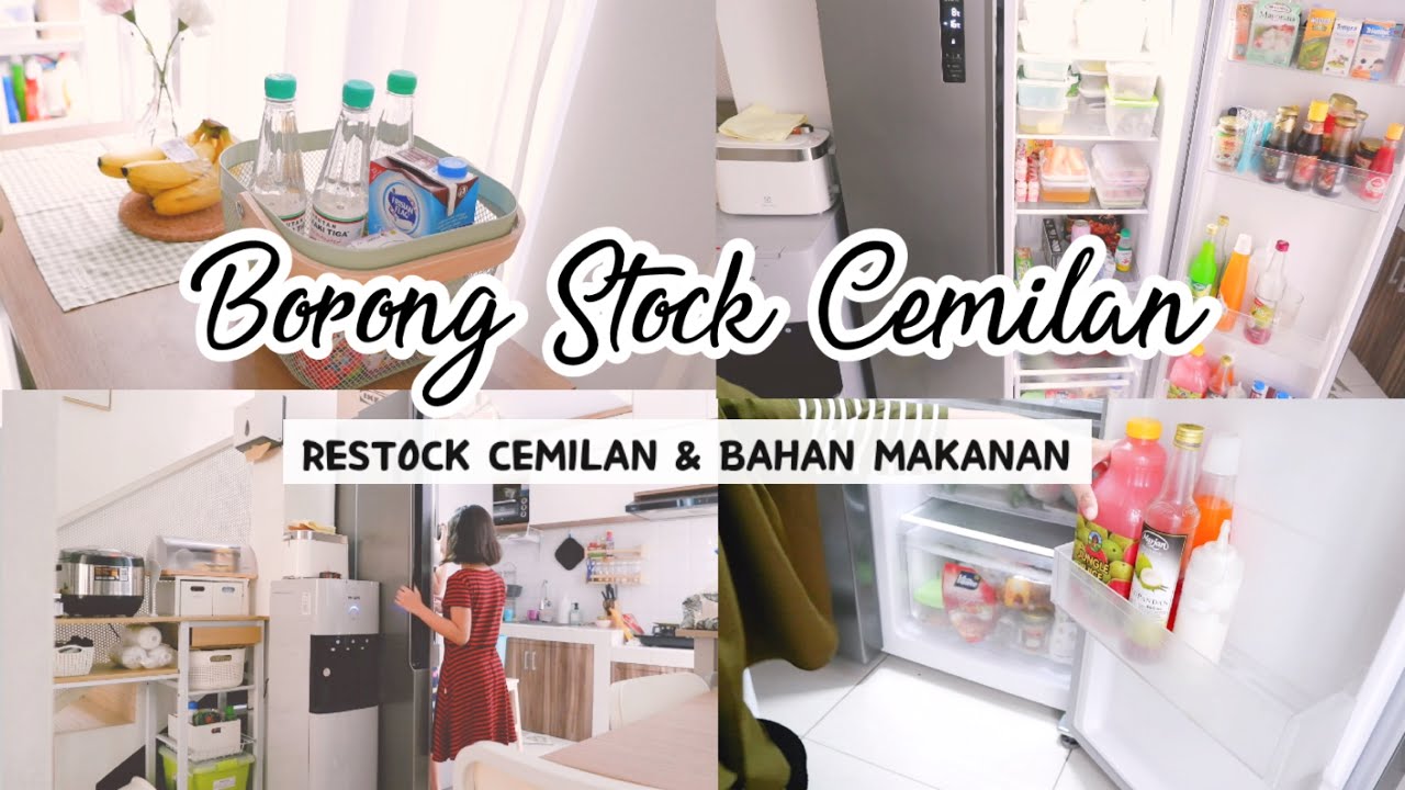 Borong Stok Cemilan | Menata Hasil Belanja Bahan Makanan & Cemilan