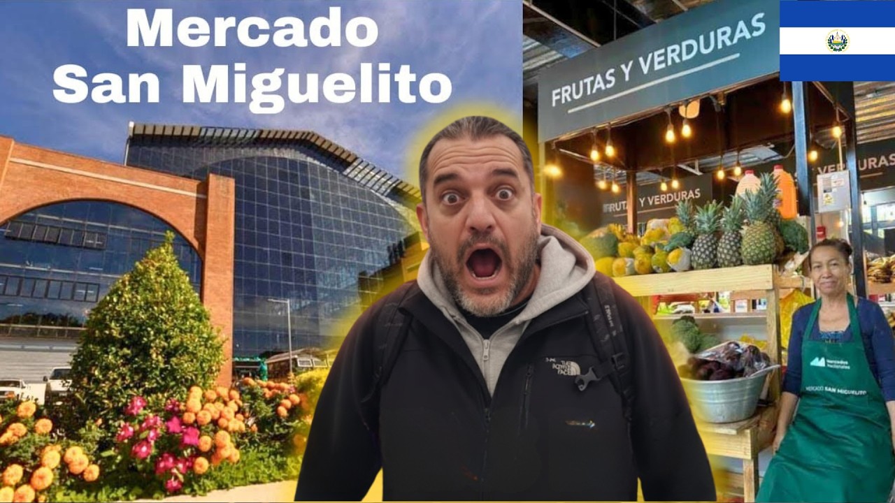 El pirata visitando el nuevo mercado san miguelito